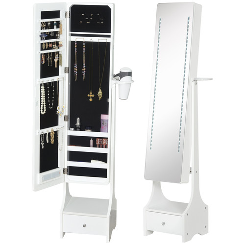 Freestanding jewellery mirror - freestanding,