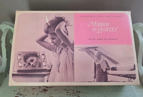 Vtg 1960 bercy ind mirror - 1960's, go