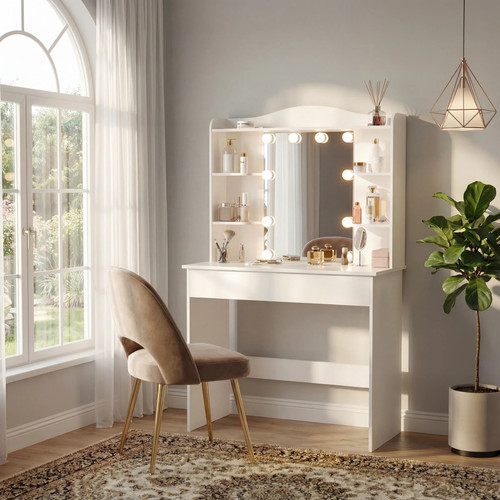 Dressing table with - dressing,