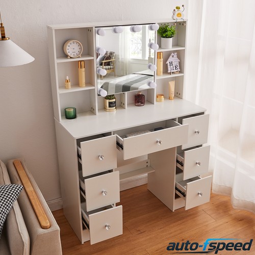 Led lights mirror dressing - mirror,
