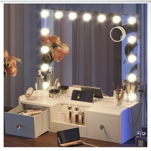 Hollywood vanity mirror with - mirror,